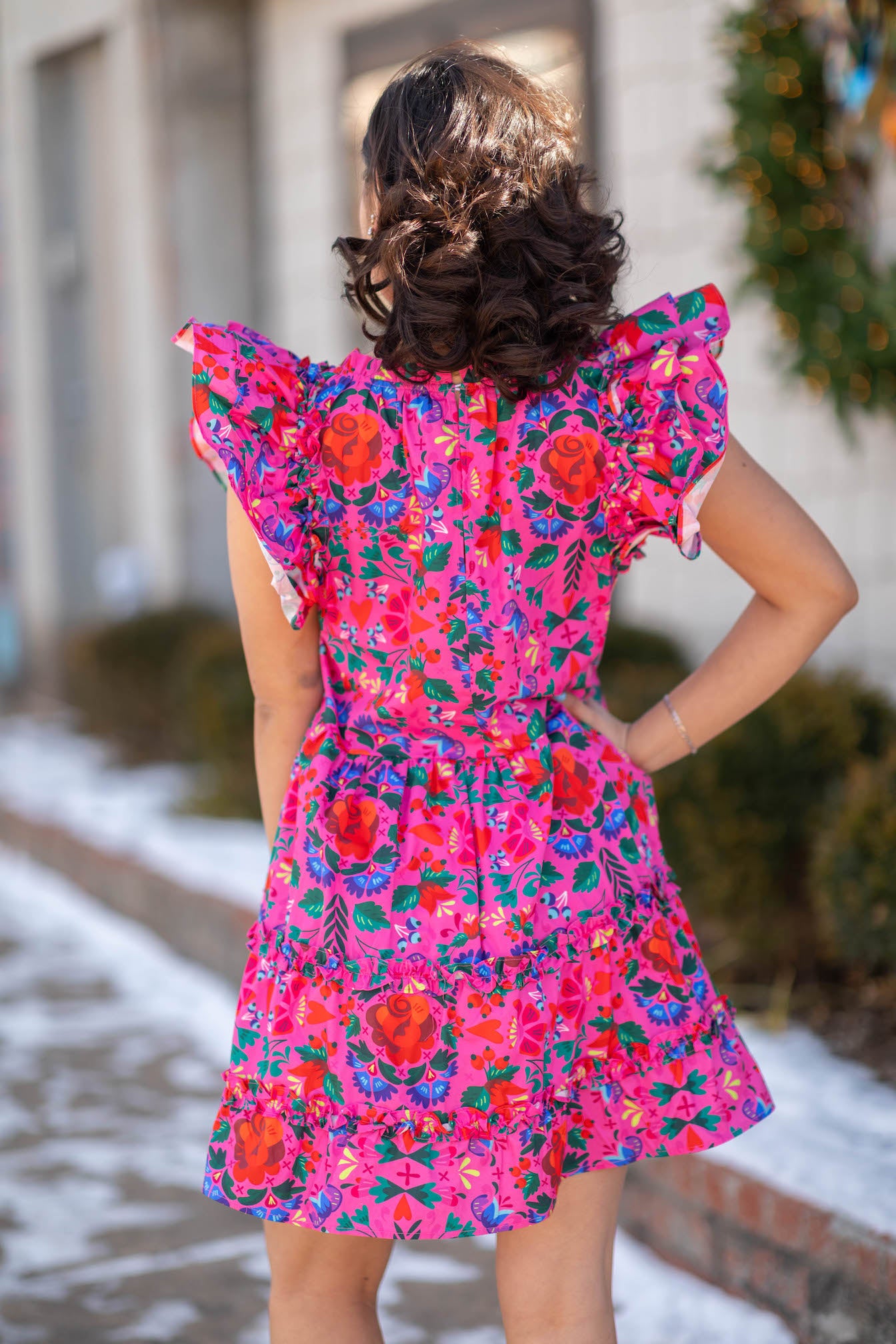 Mira Printed Dress