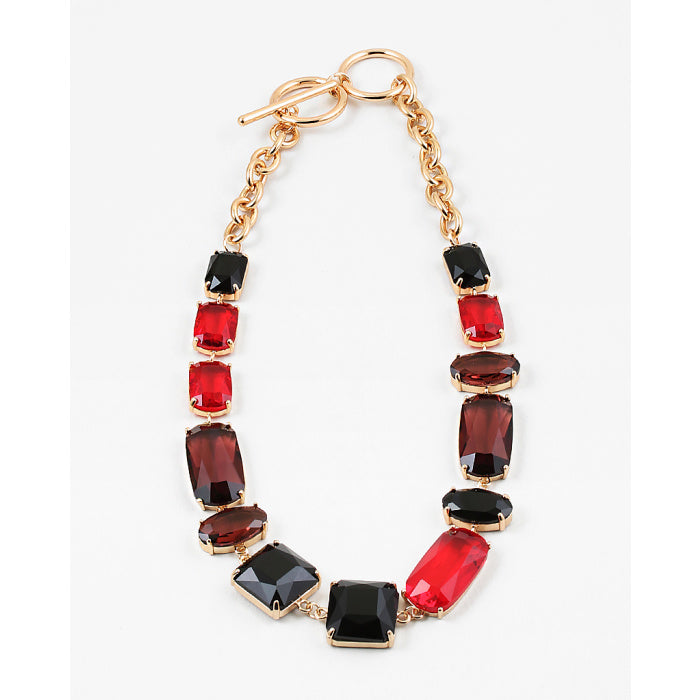 The Statement Necklace Red Mix