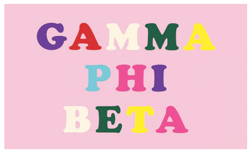 Gamma Phi Beta Flag