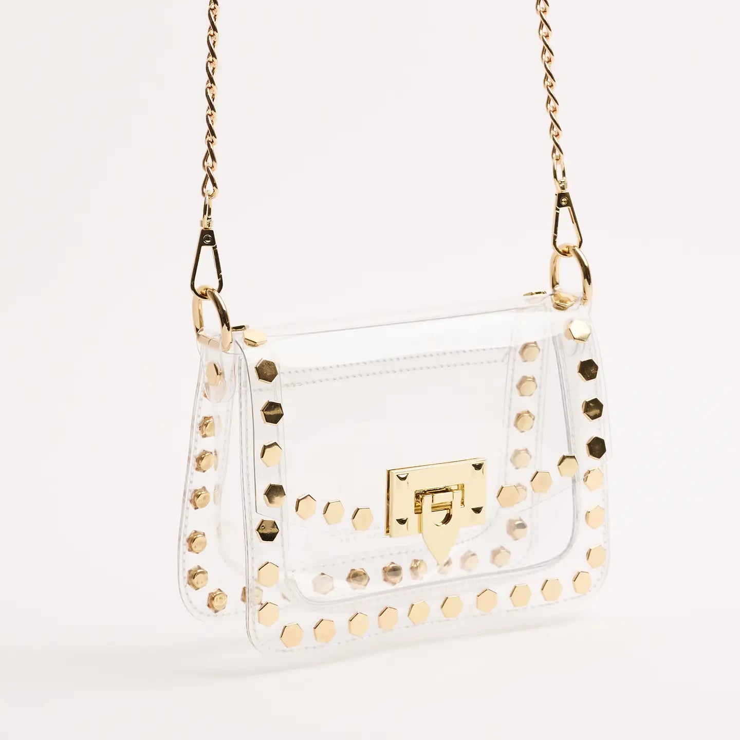 The Jackie Clear Purse - Hexagon
