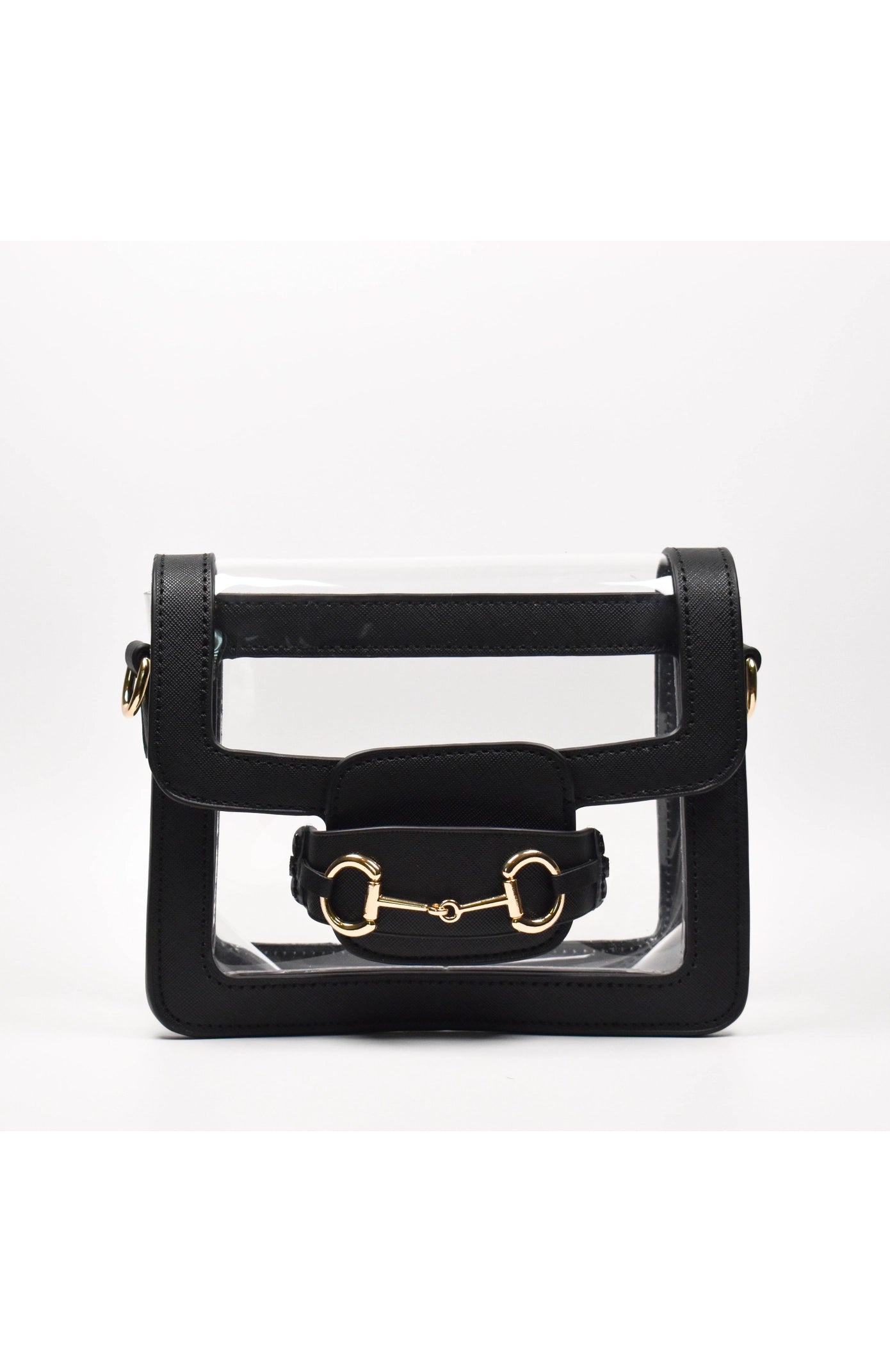 The Ashley Clear Handbag - Black