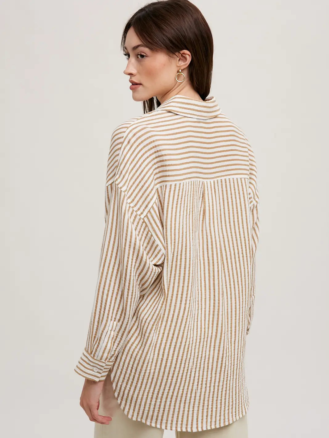 Charley Stripe Button Up
