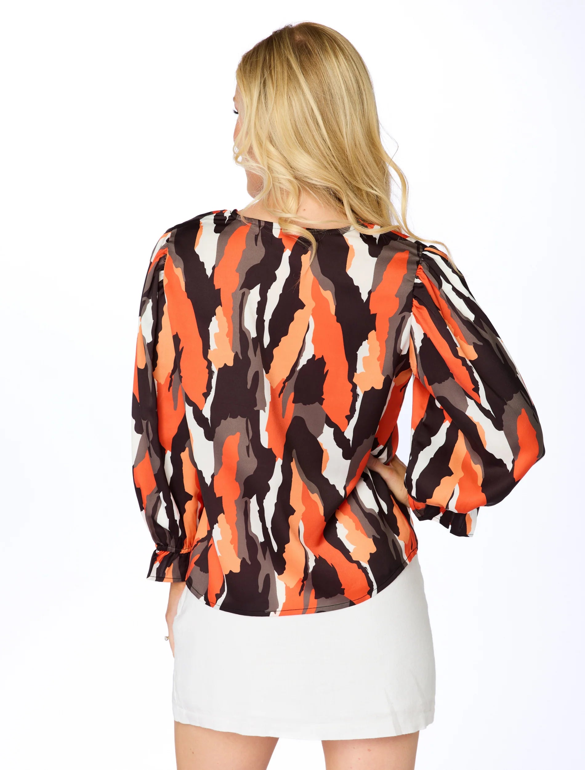 The Abstract 3/4 Sleeve Blouse