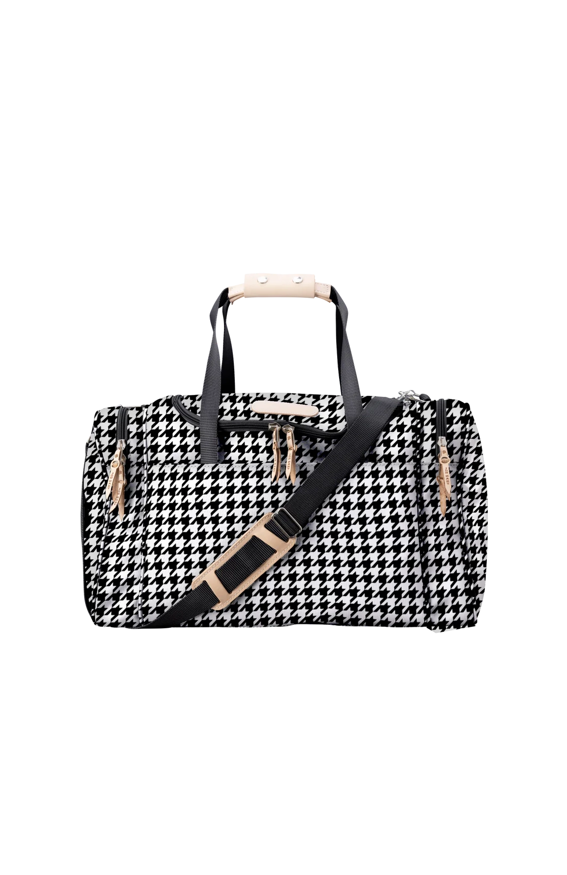Medium Square Duffel - Houndstooth