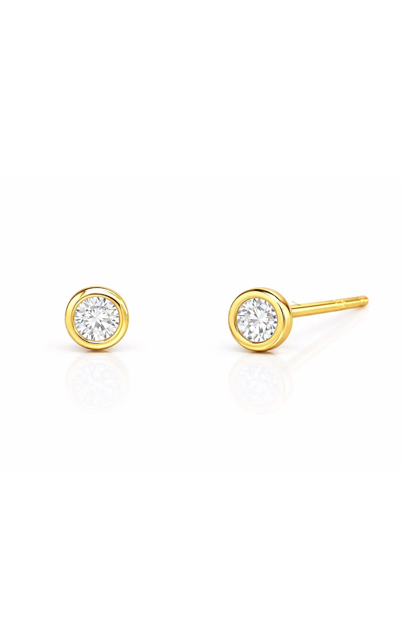 Bezel Cz Studs