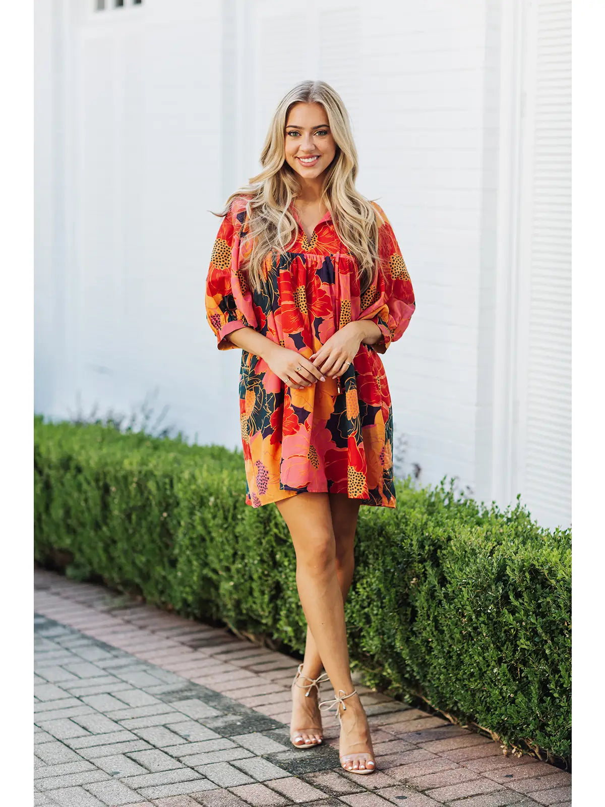 The Cabo Puff Sleeve Dress