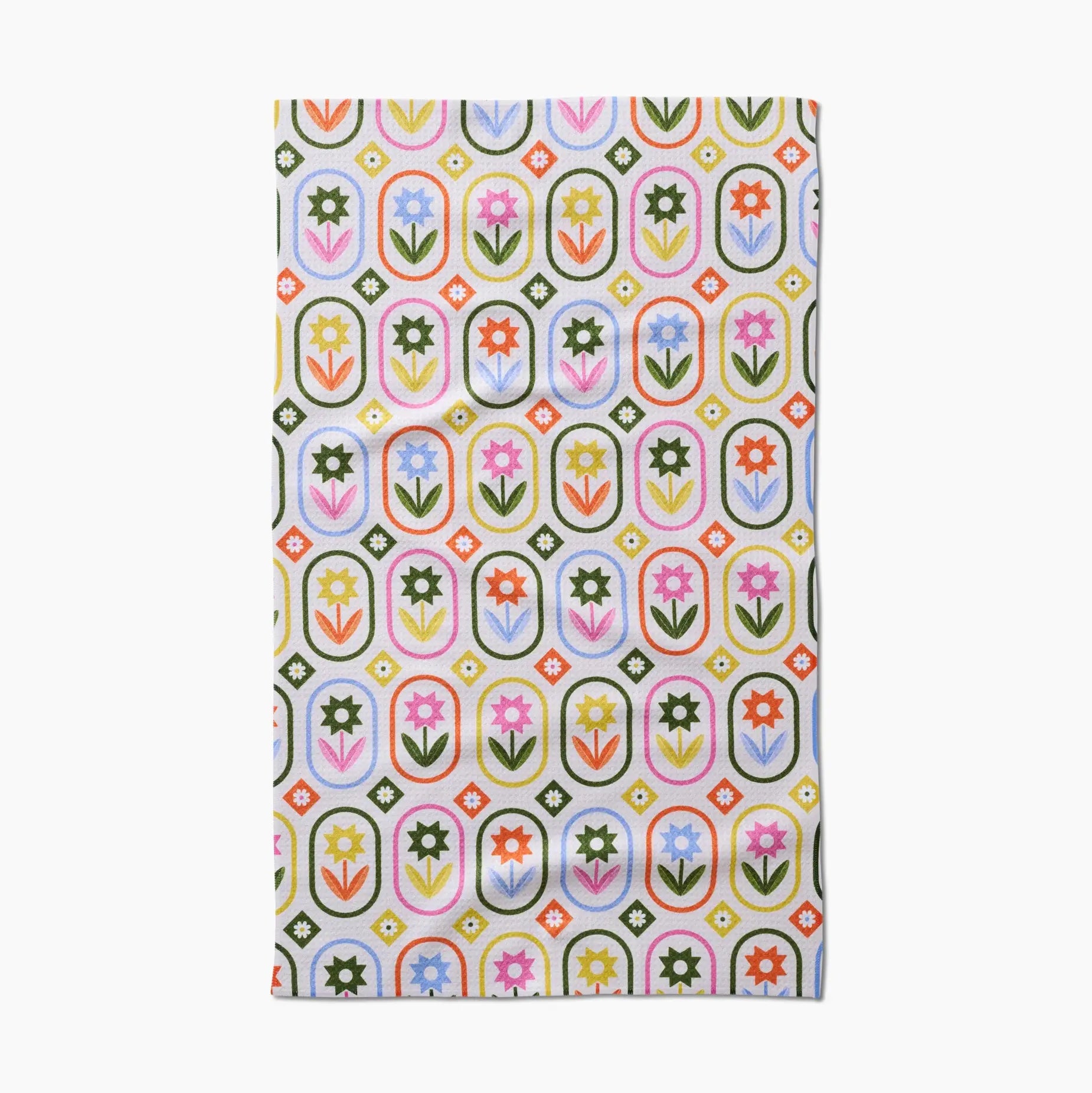 Petal Patchwork Tea Towel