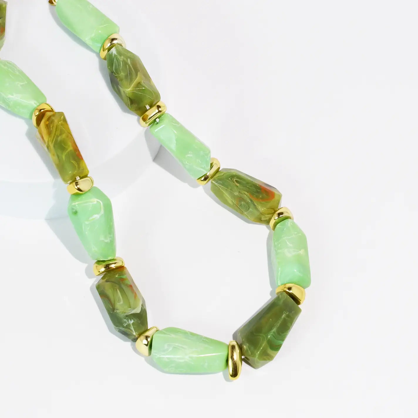 Prism Green Necklace