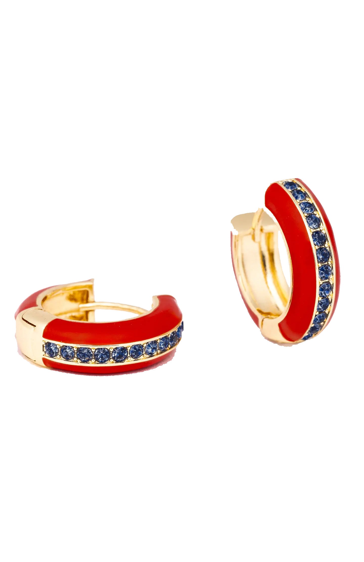 Earrings Aviana Red & Blue