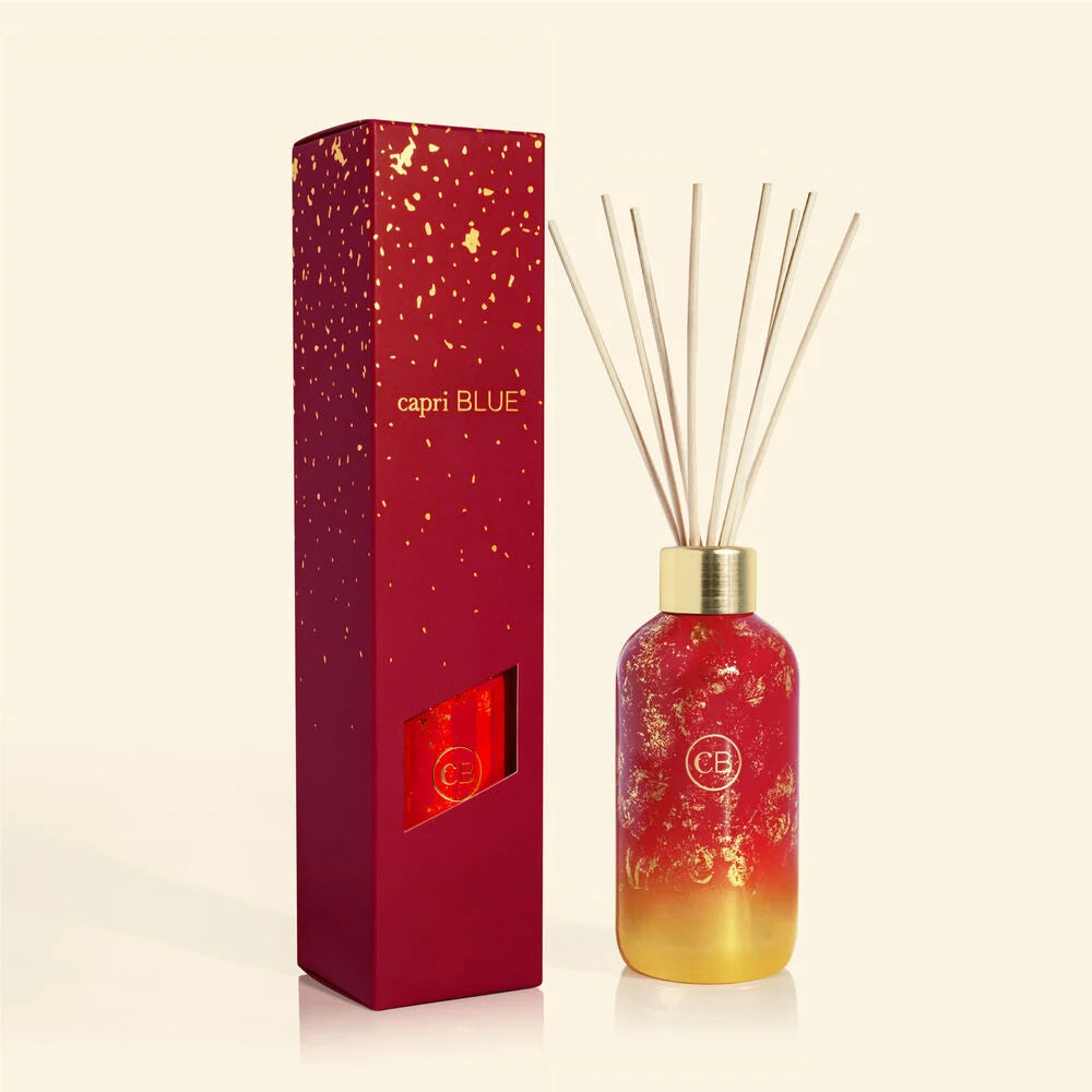 8 fl oz Glimmer Reed Diffuser Apple Cider Social