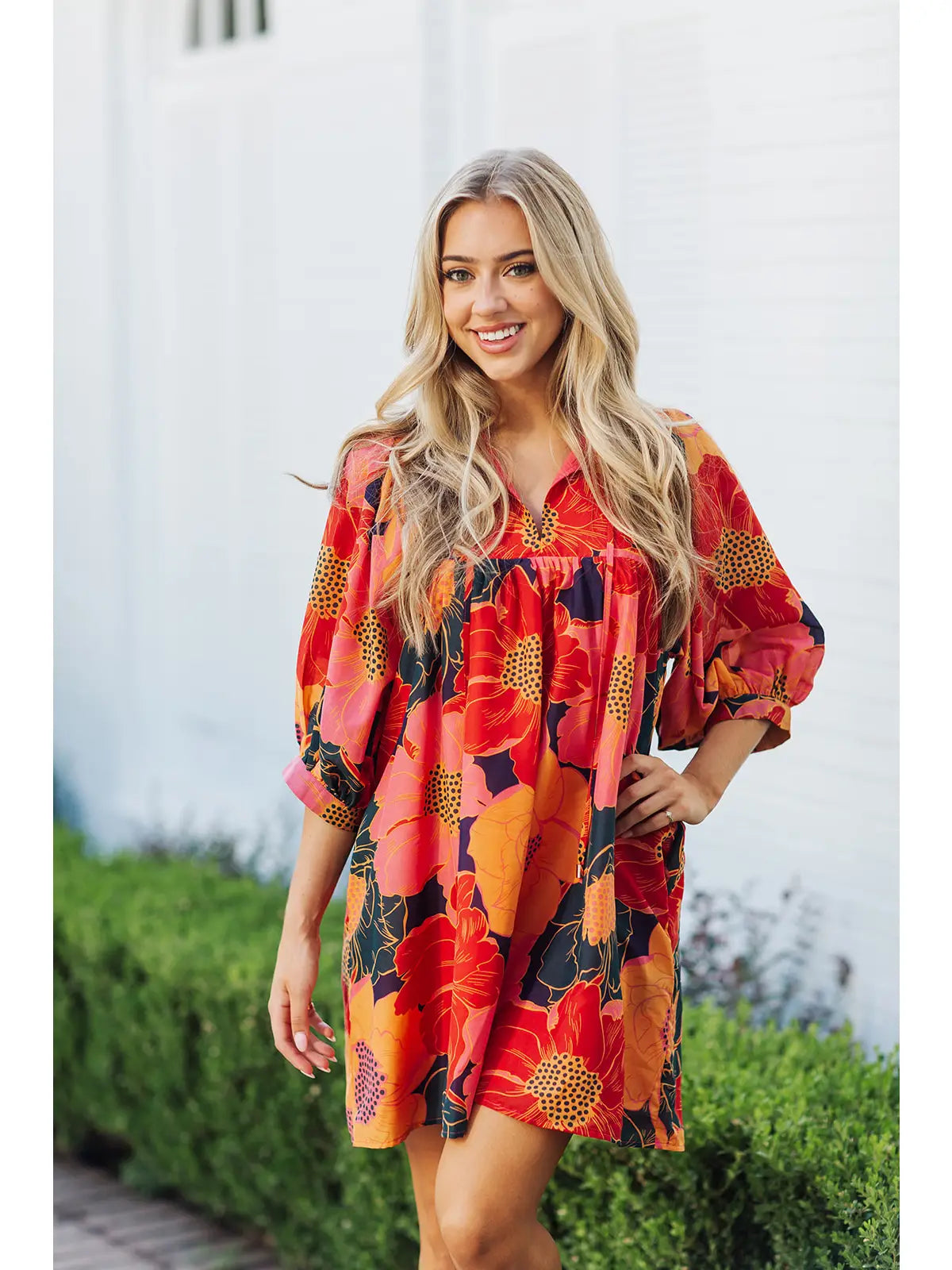 The Cabo Puff Sleeve Dress