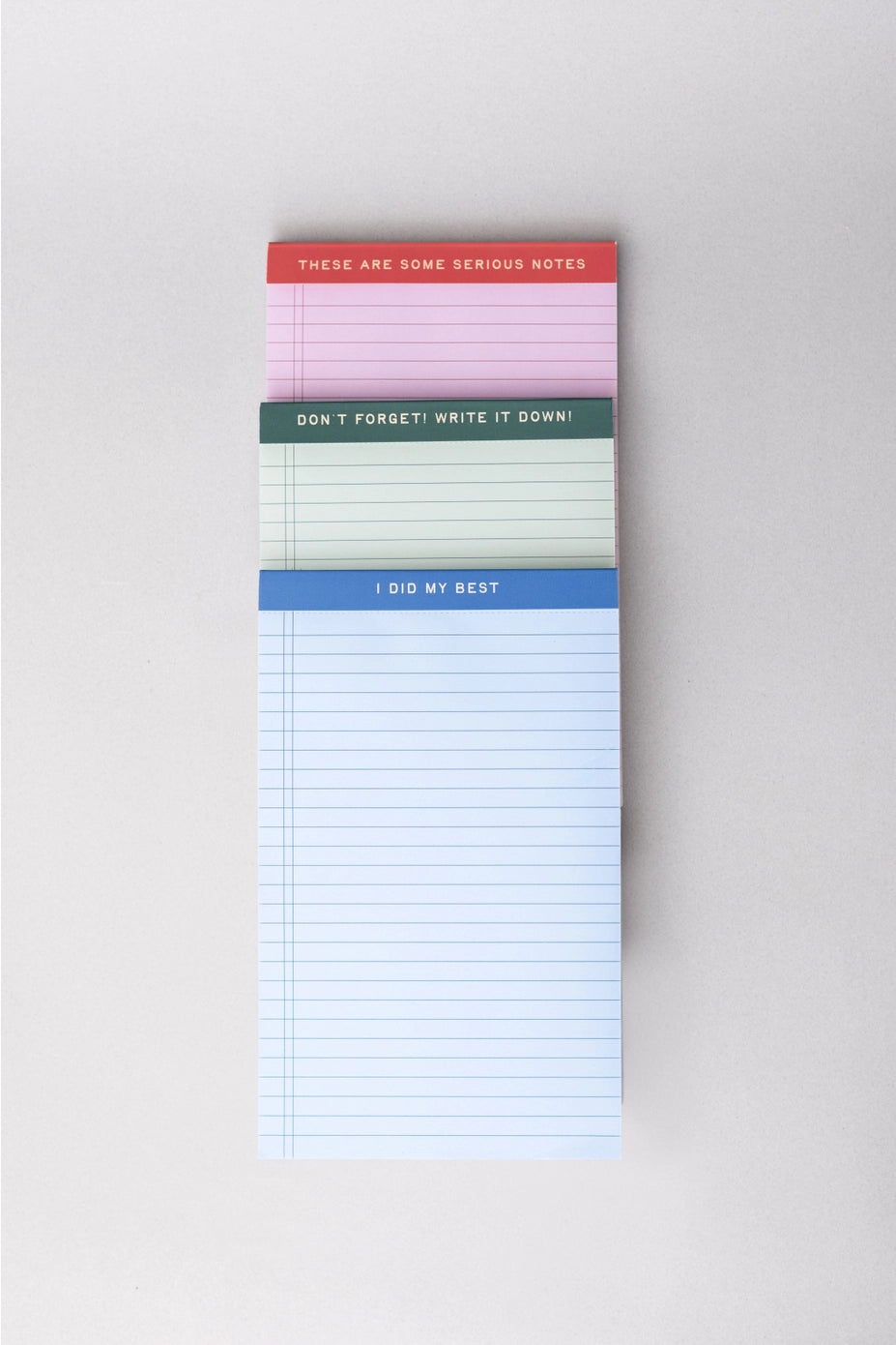 Mini Legal Pad Set - Serious Notes