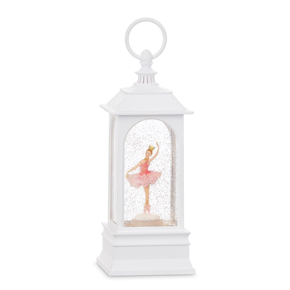 9.25" Dancing Ballerina Animated Musical Lighted Water Lantern