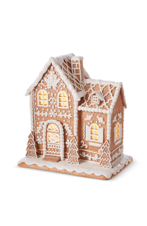 12.5" Lighted Gingerbread House