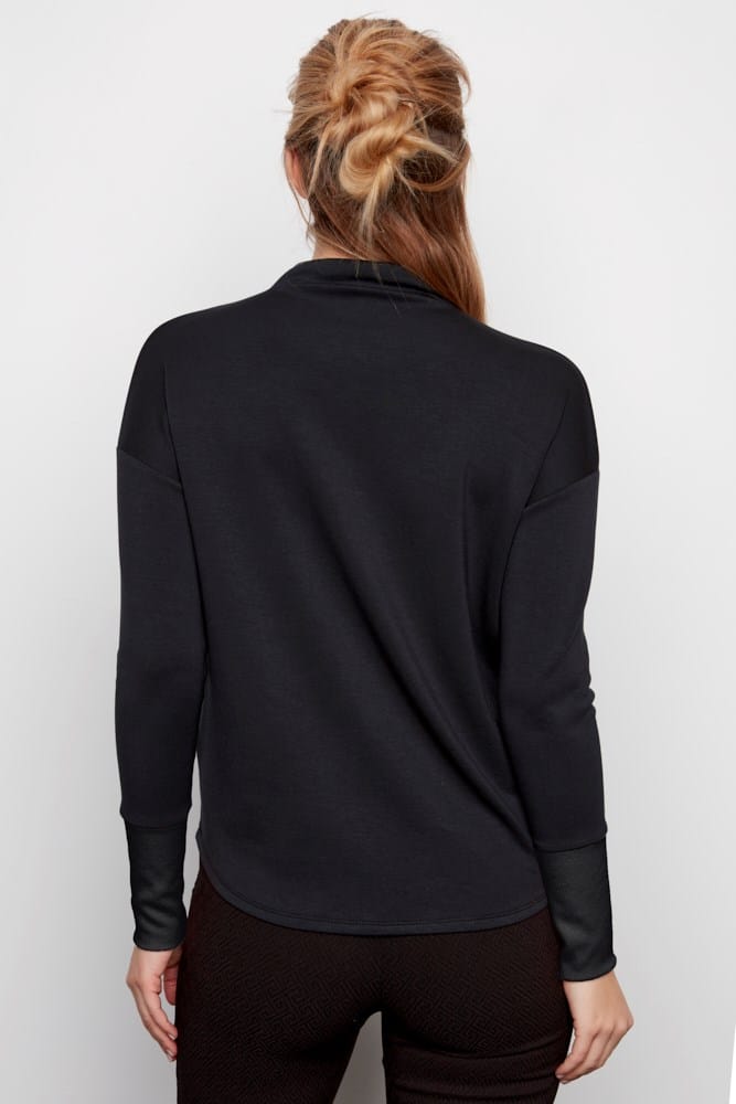 Arya Butter Contrast Turtleneck