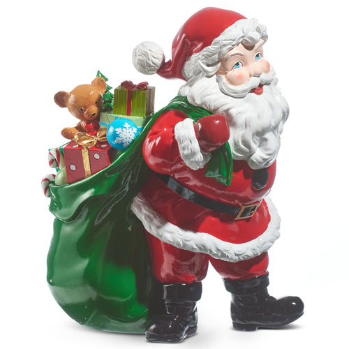 15.25" Santa w/ Gift Bag