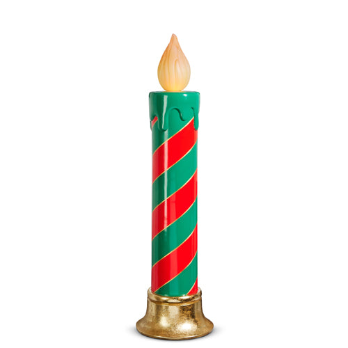 38" Multicolor Lighted Candle