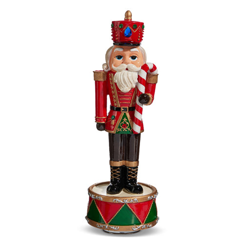 11.75" Animated Musical Nutcracker