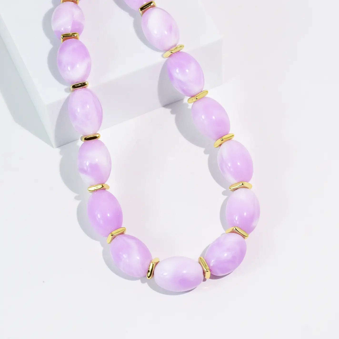 Jelly Pop Lavender Necklace