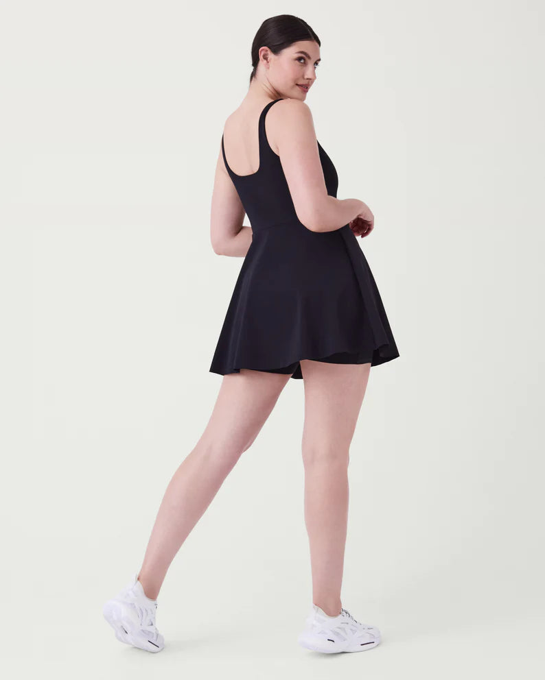 The Get Moving Square Neck Tank Dress