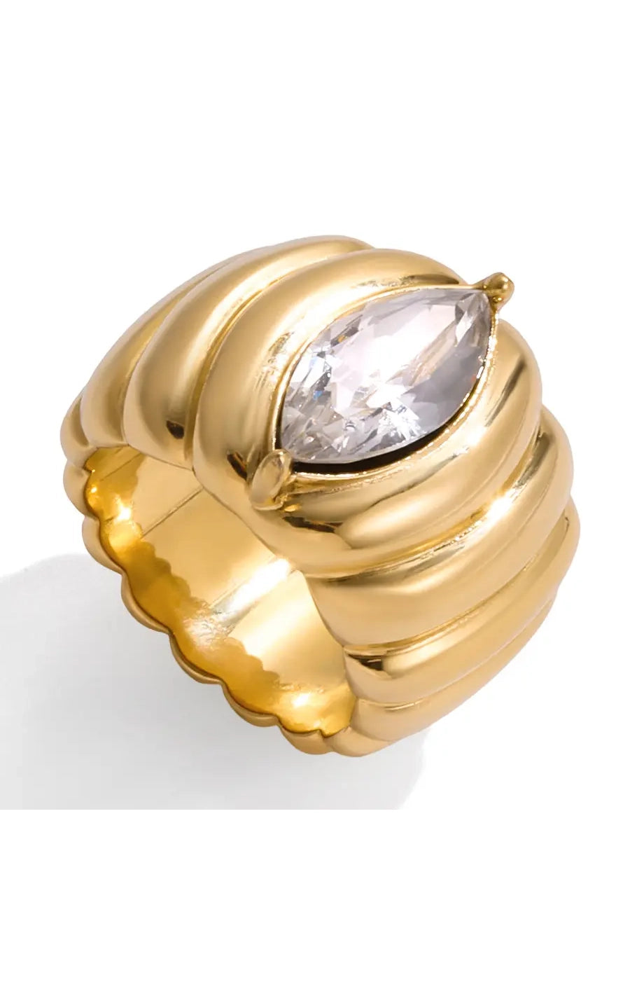 Marquise Statement Ring - Waterproof