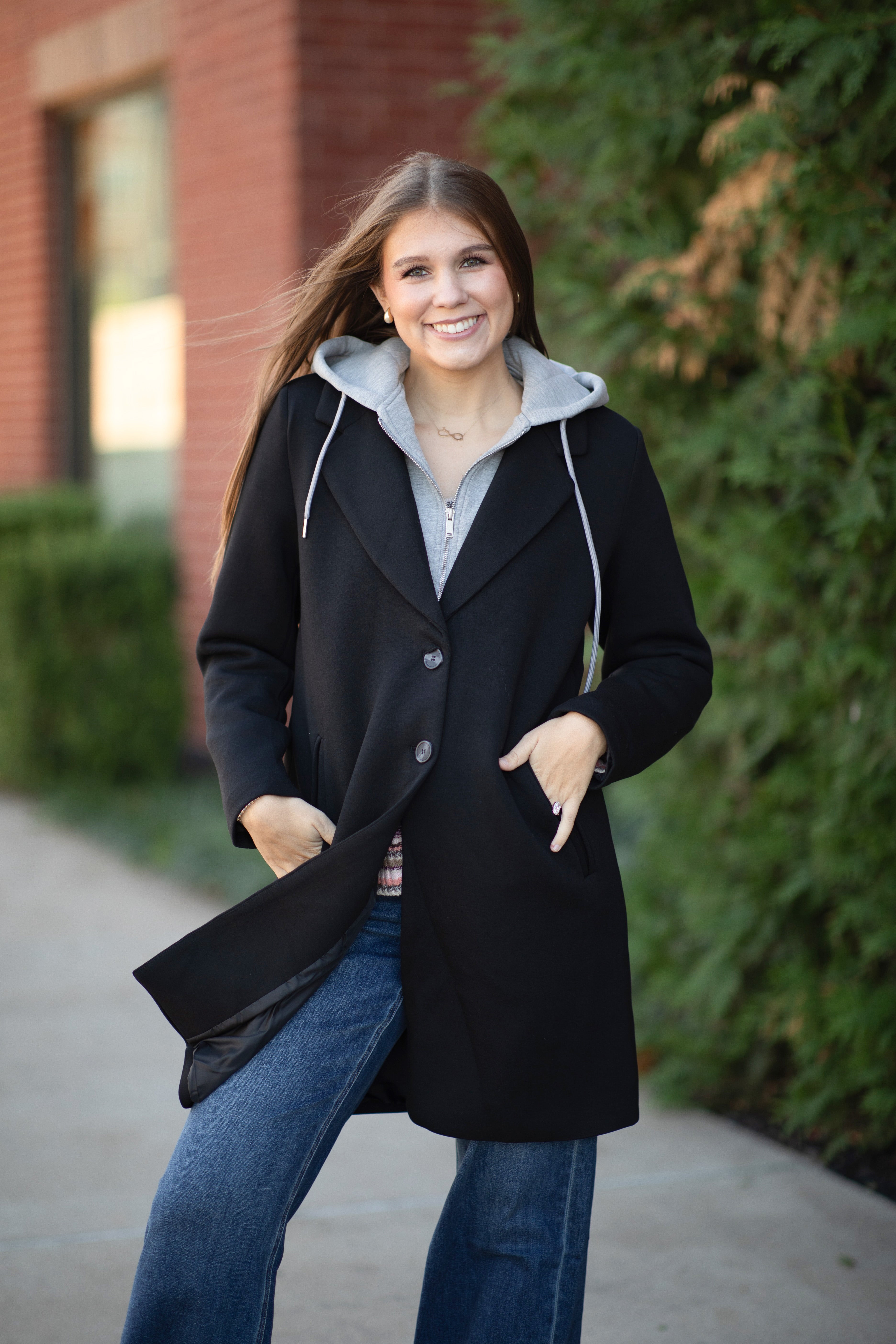 DESPINA LADIES COAT WITH HOOD AND CF BIB