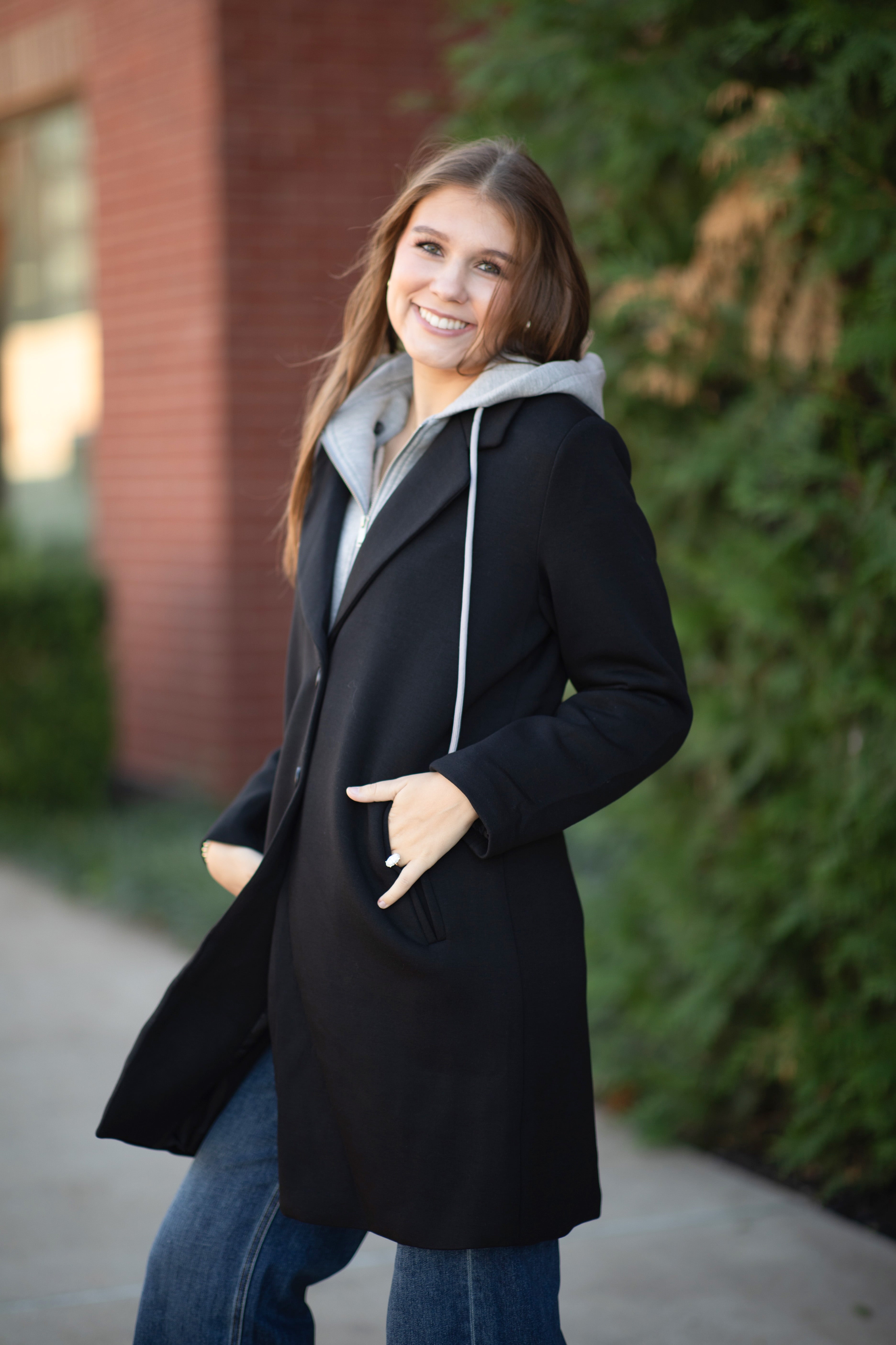DESPINA LADIES COAT WITH HOOD AND CF BIB