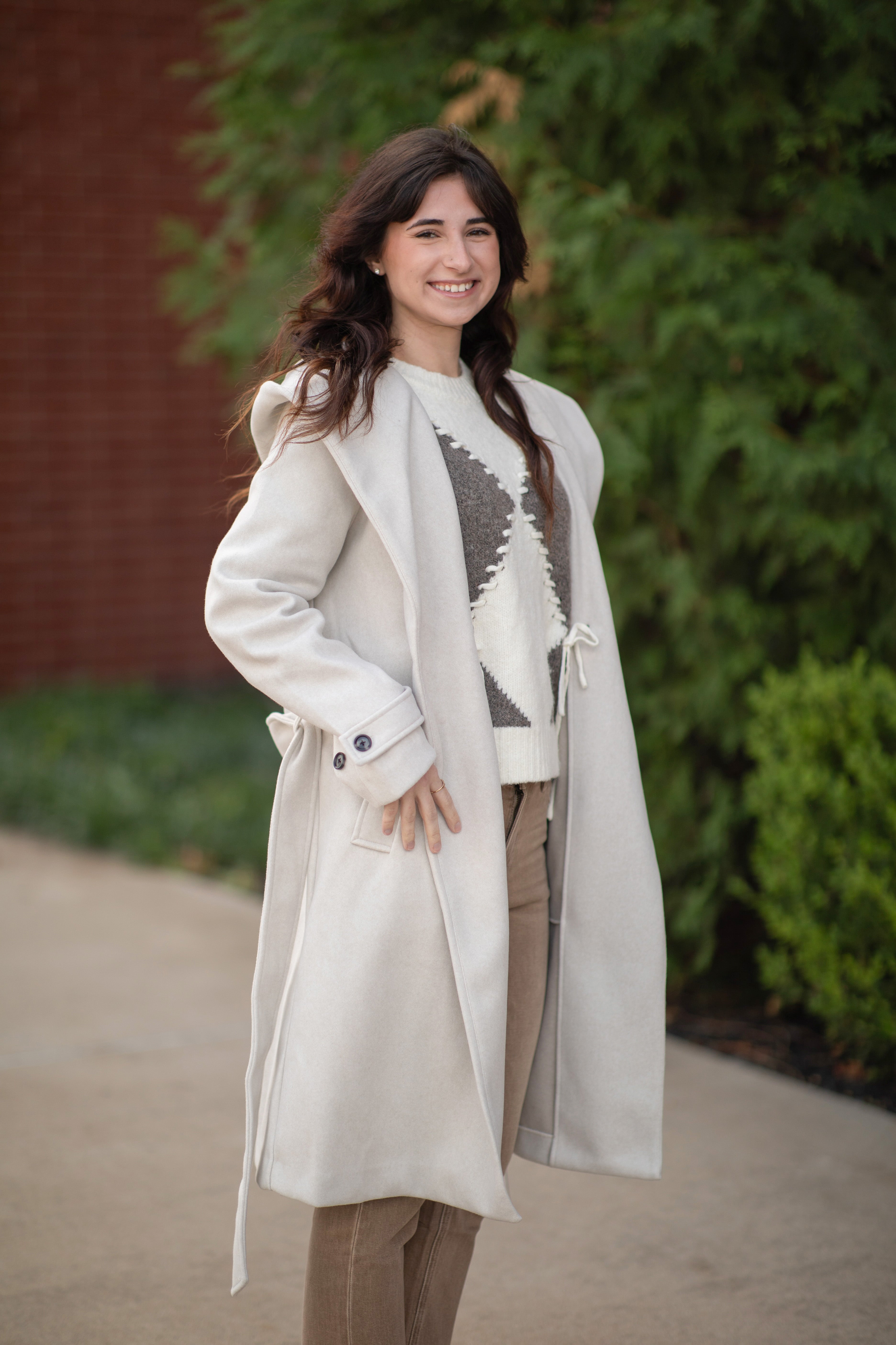 SARAY LADIES COAT WITH HOOD