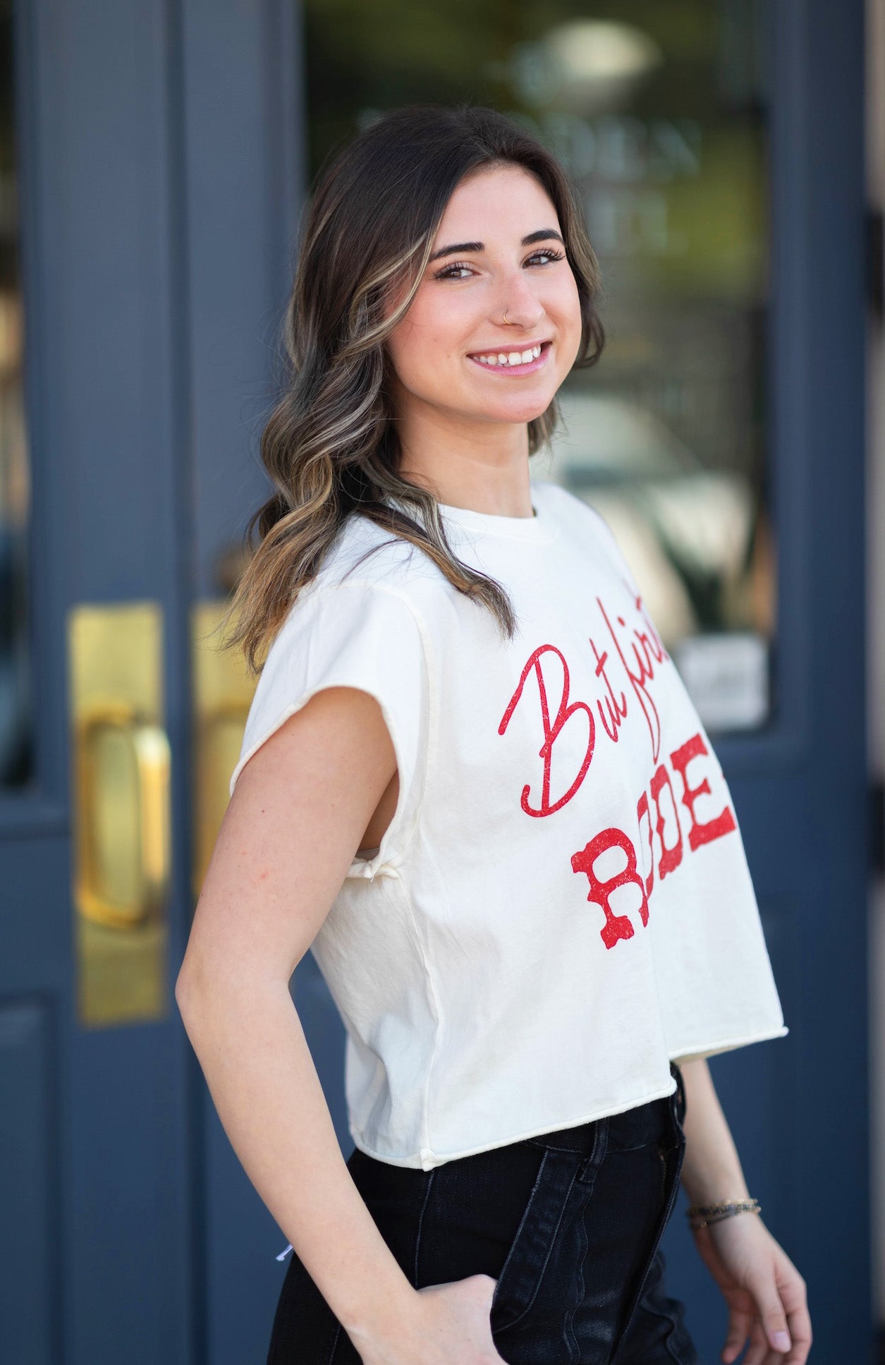 But First Rodeo Crop Top