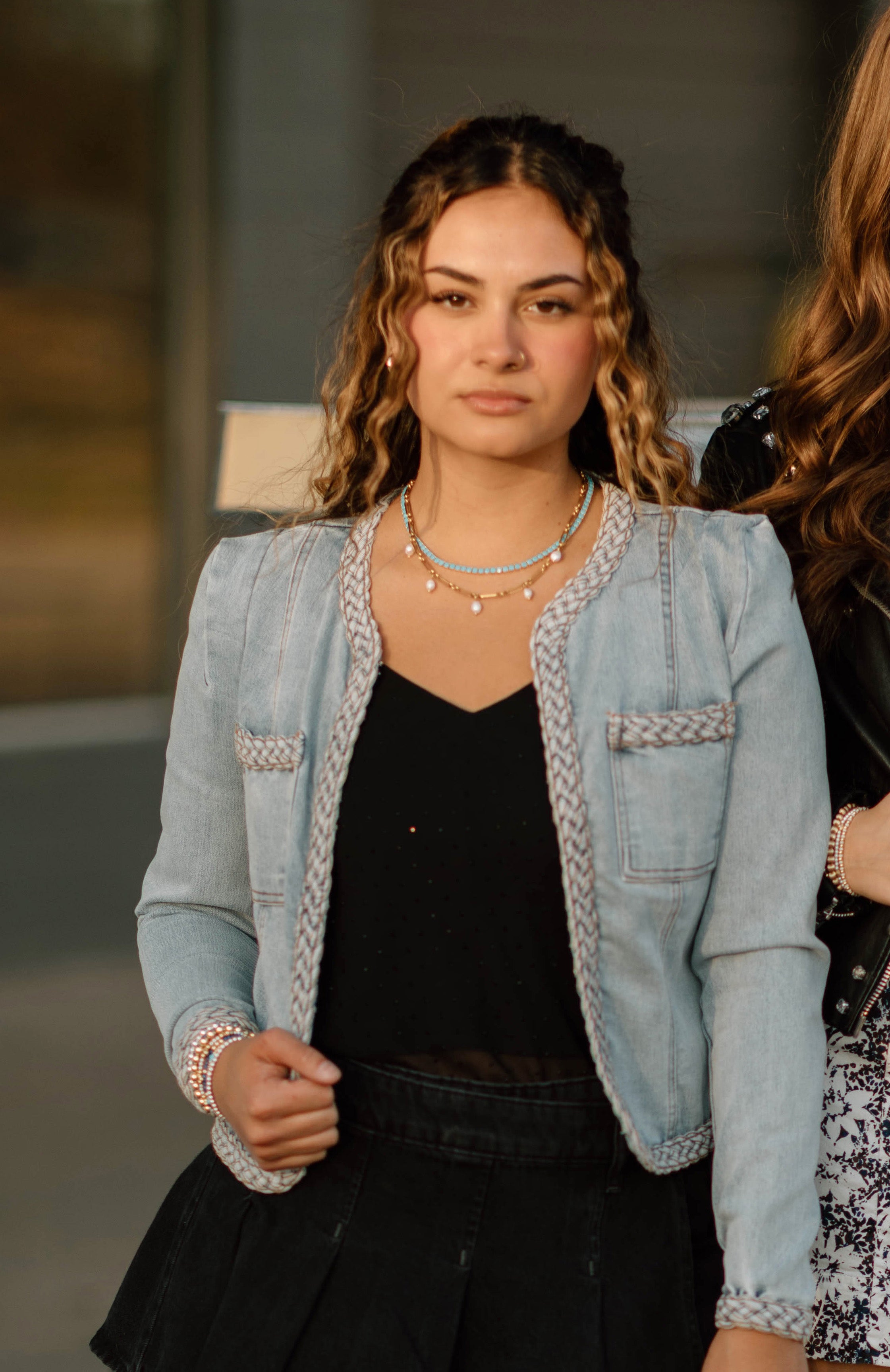 Twisted Denim Jacket