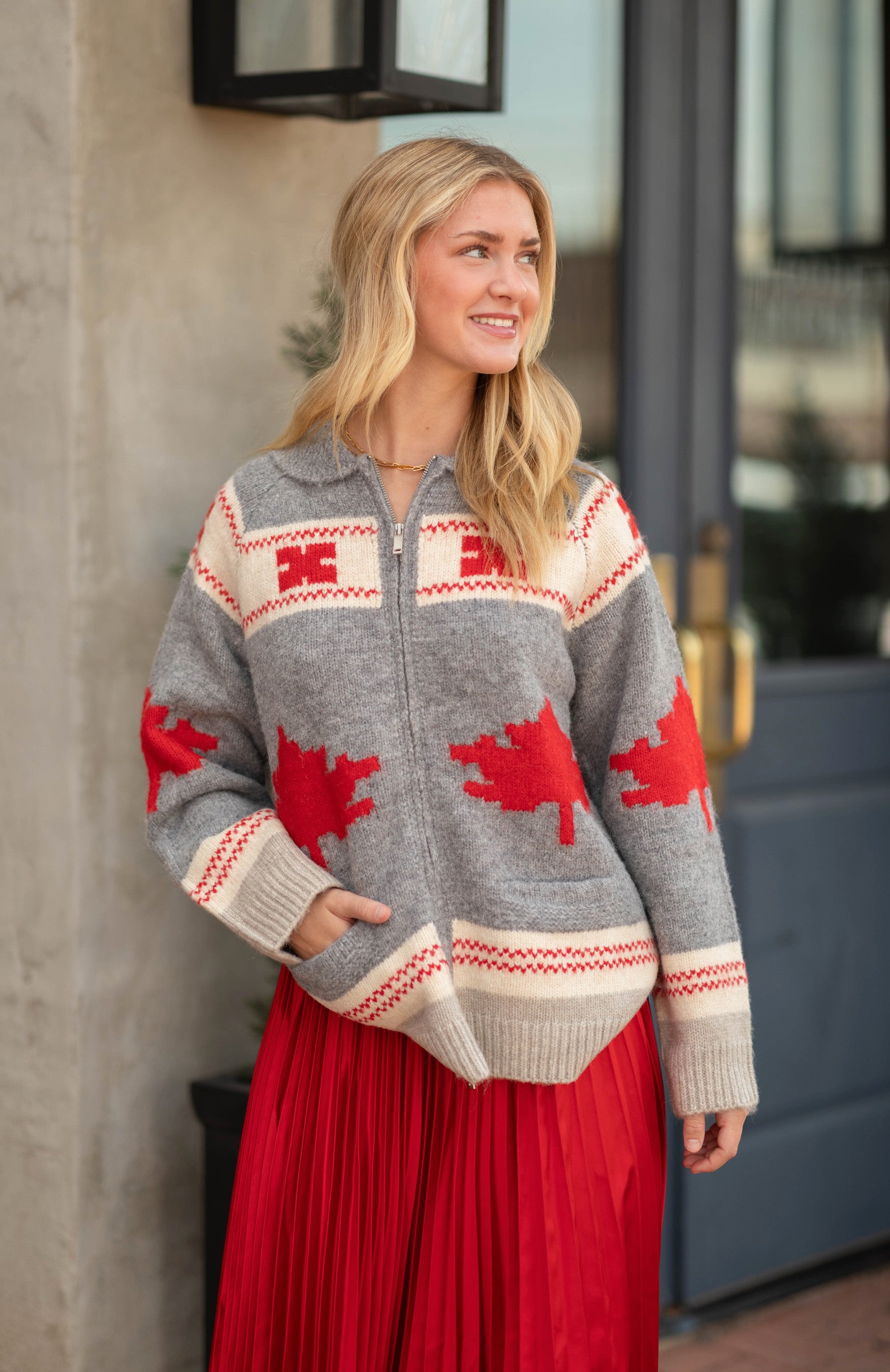 DARIA LONG RAGLAN SLEEVE SHAWL NECK CARDIGAN