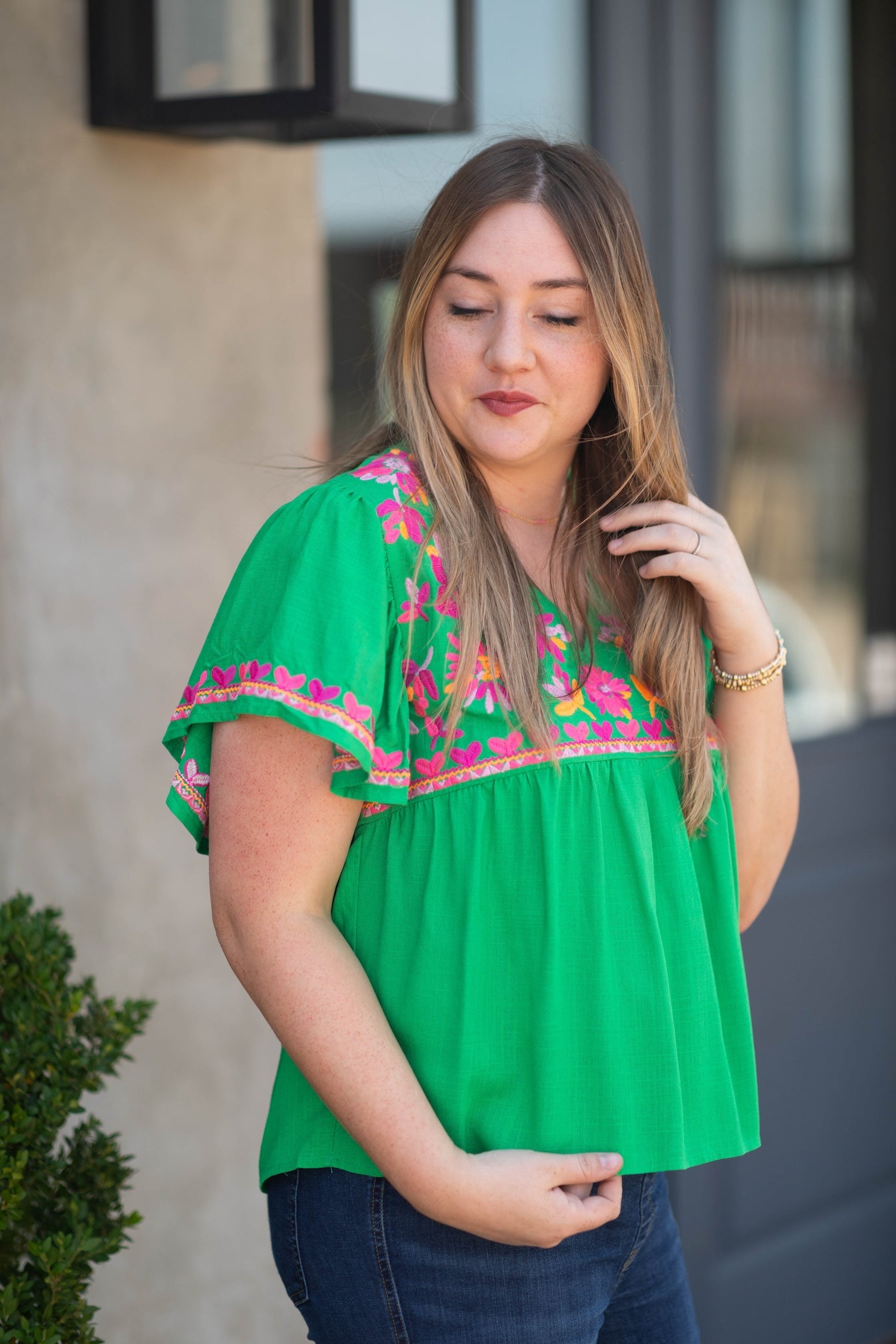 Marg Party Embroidered Blouse