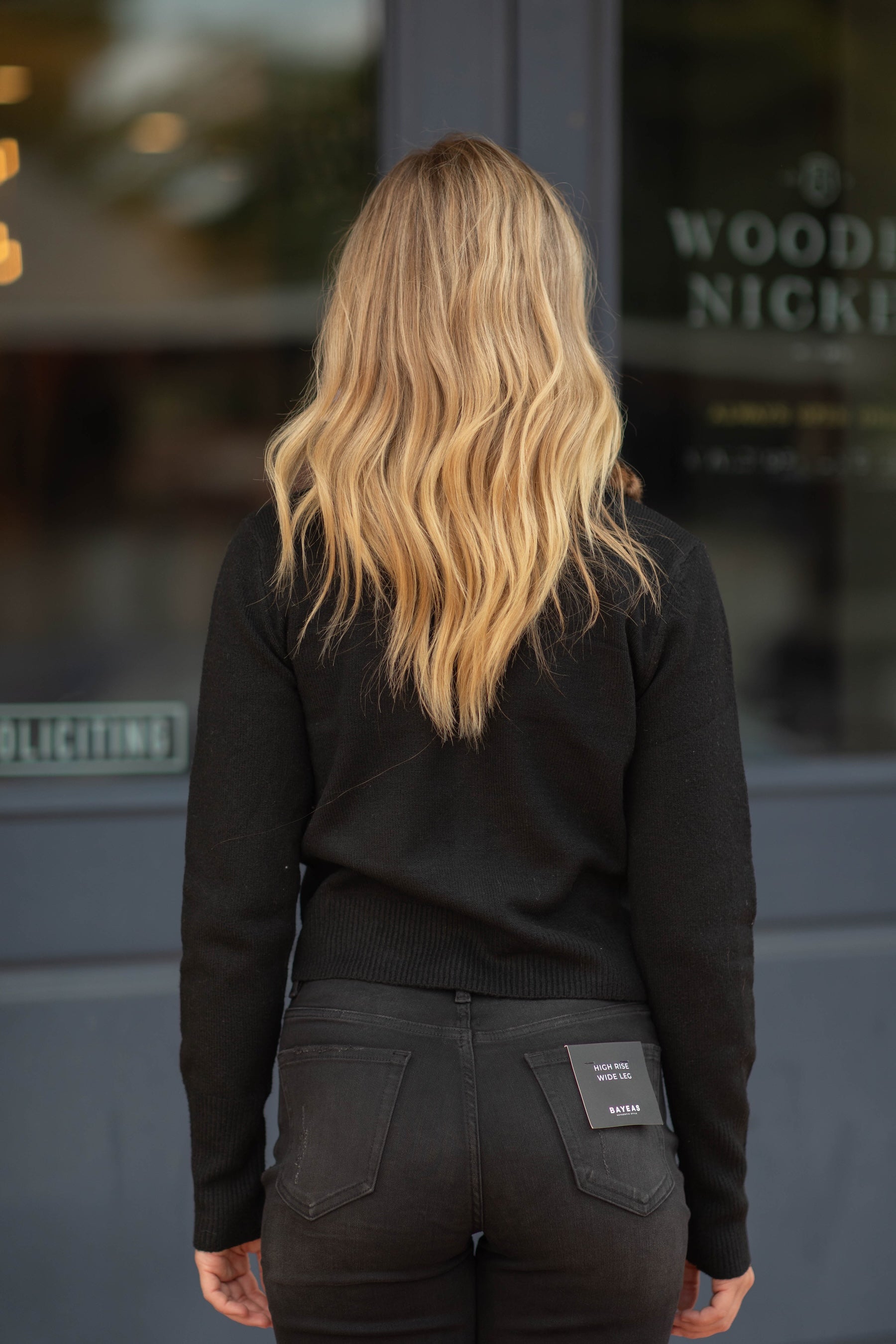 ATALANTA LONG SLEEVE CREW NECK CARDIGAN