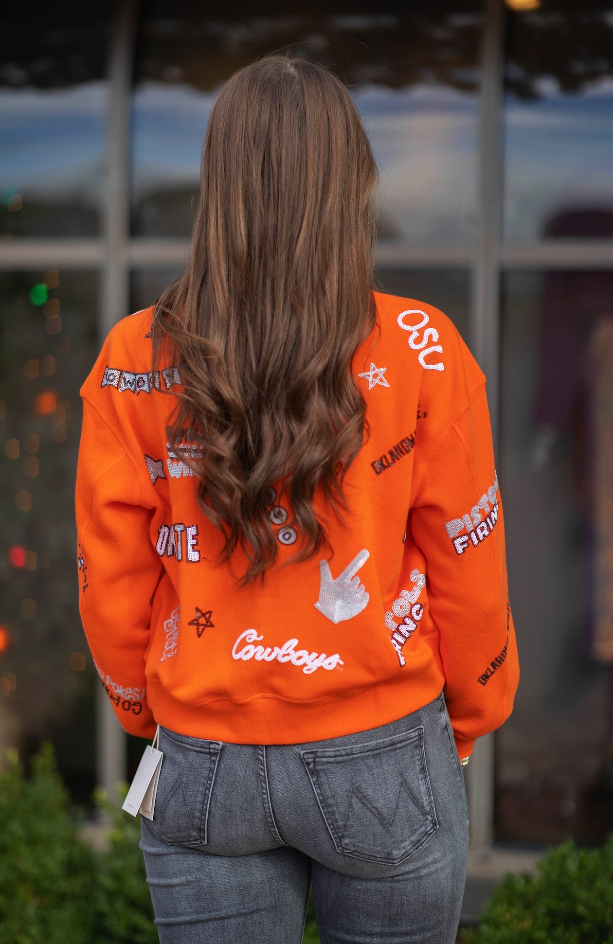 The Oklahoma State Sequin Spirit Sweatshirt