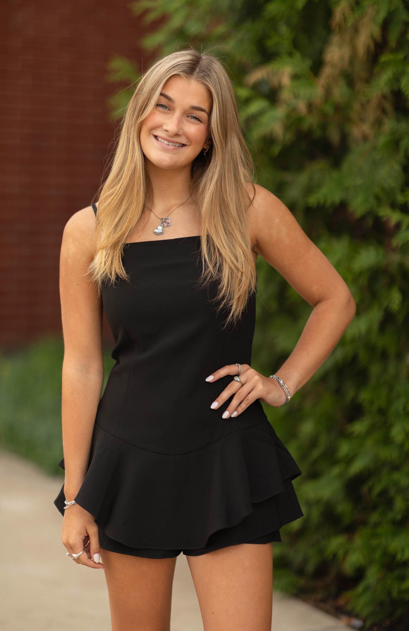 Low Waisted Tiered Romper