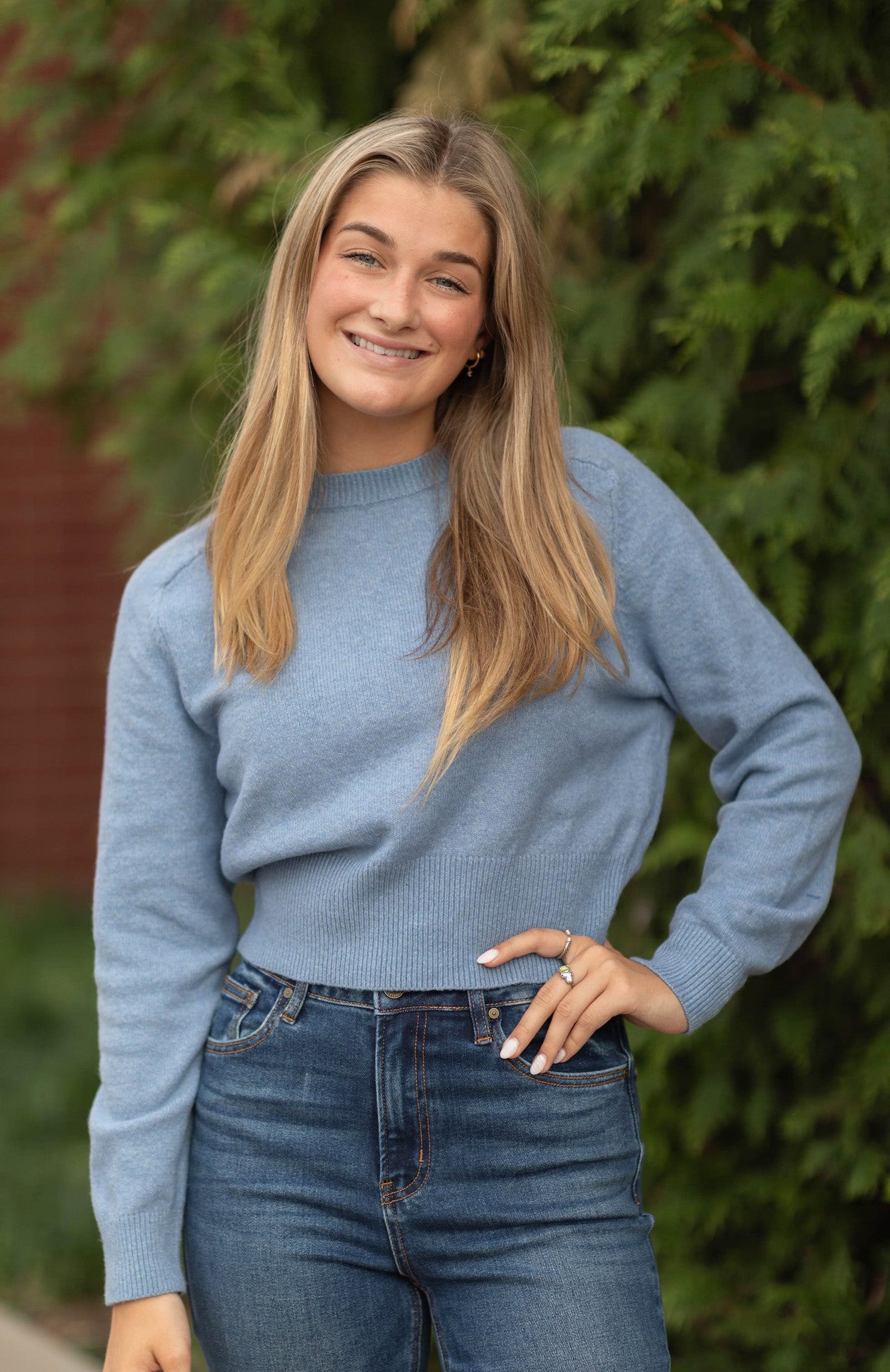 Ainsley Long Sleeve Crew Neck Pull Over