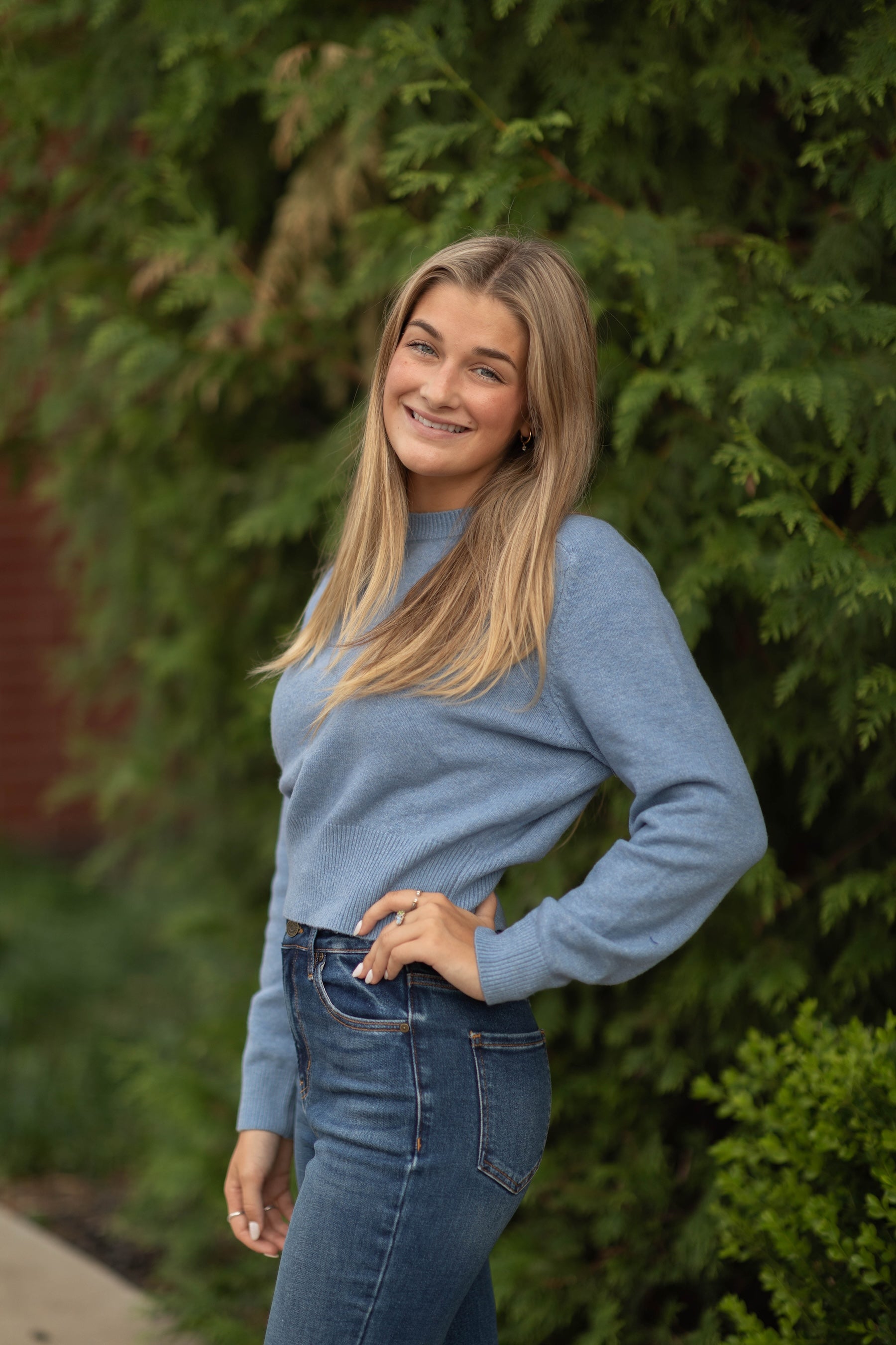 Ainsley Long Sleeve Crew Neck Pull Over