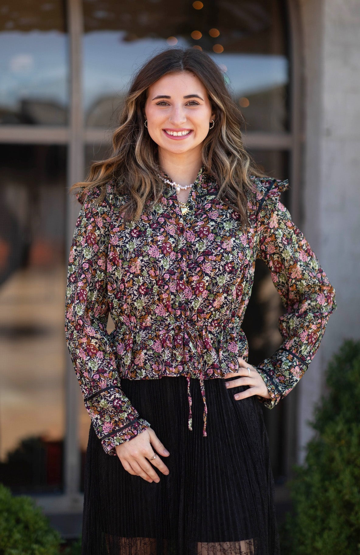 Printed Daybreak Blouse