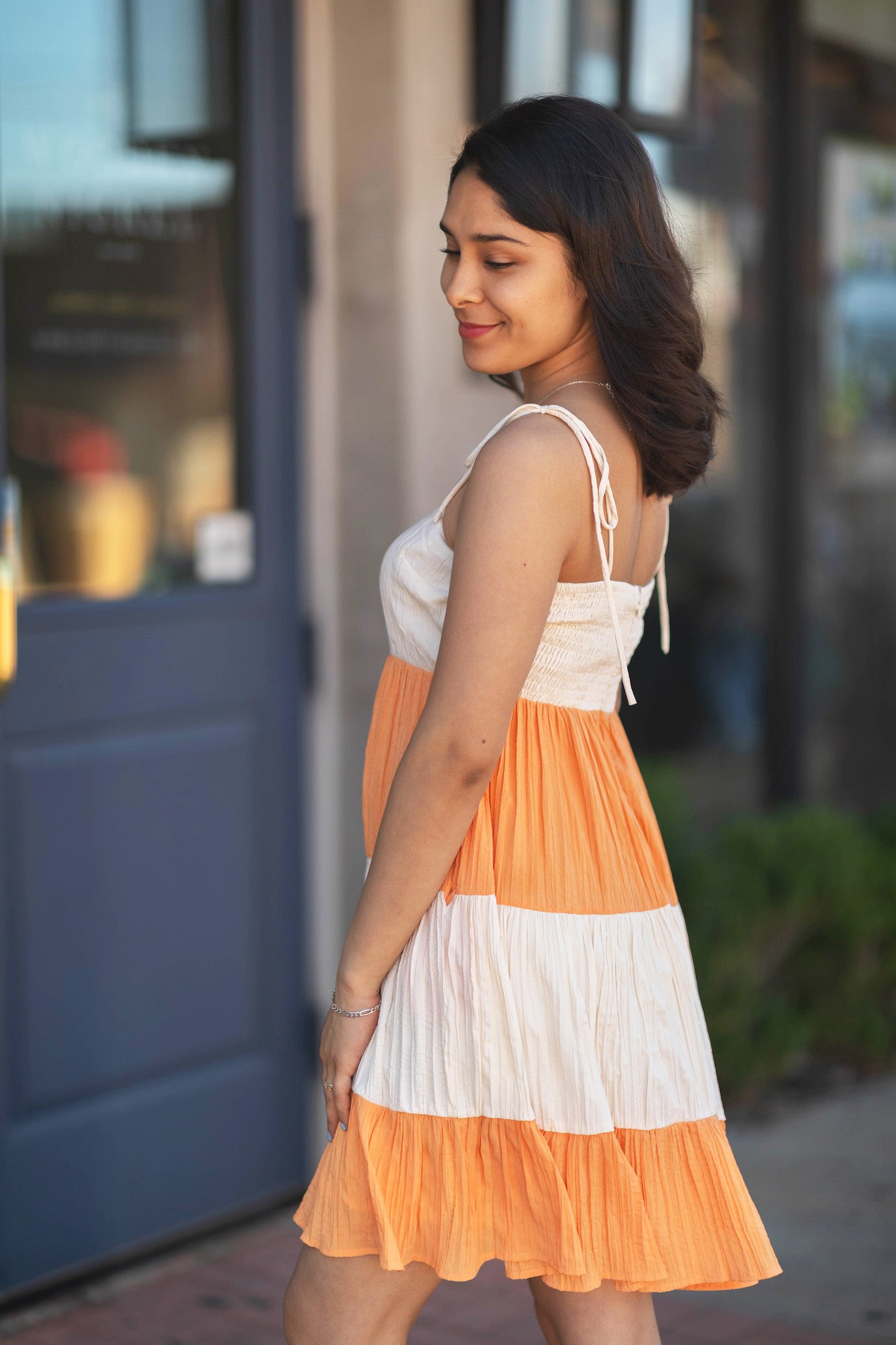Natalie Colorblock Mini Dress