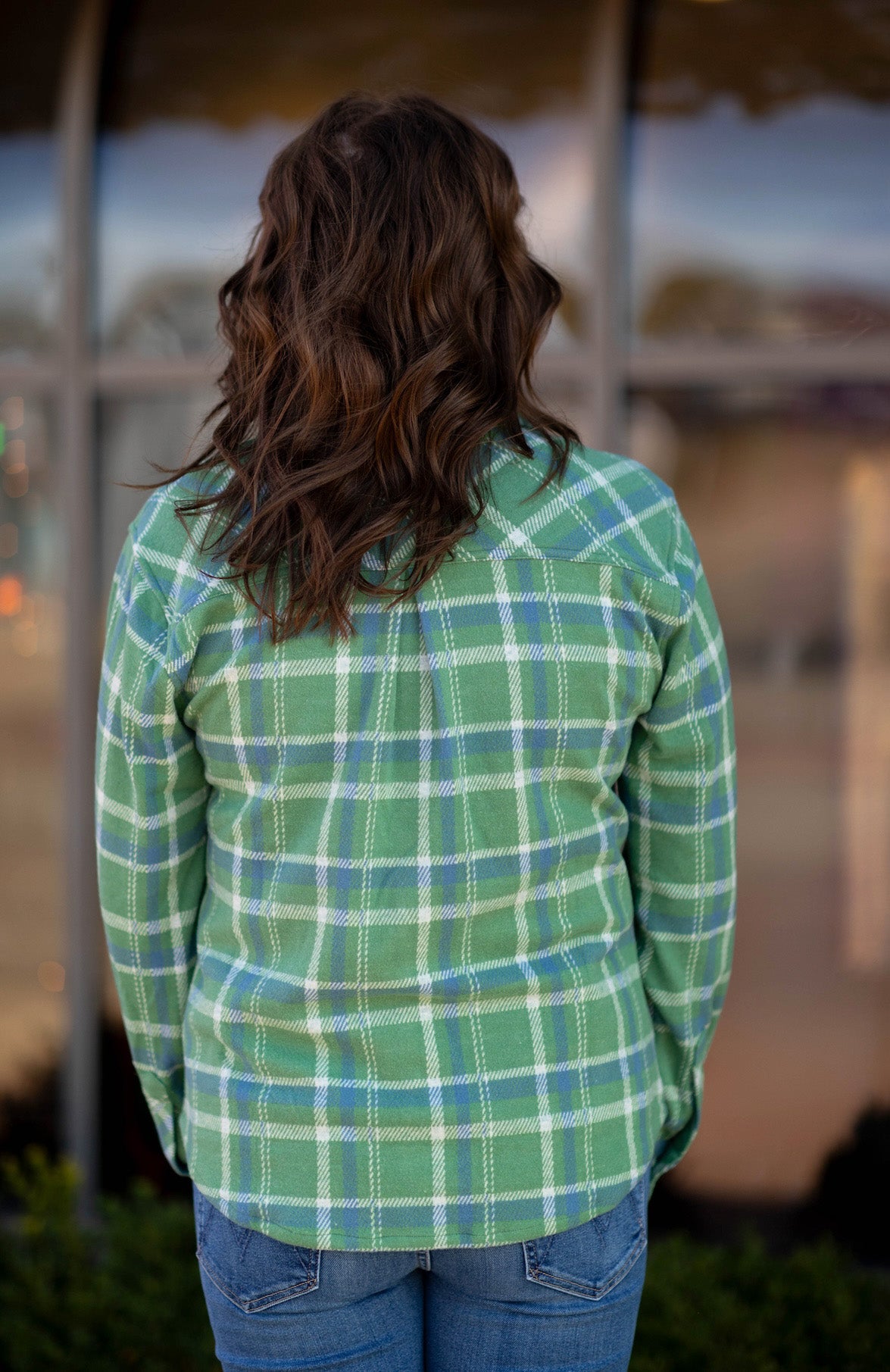 Emma Plaid Button Up