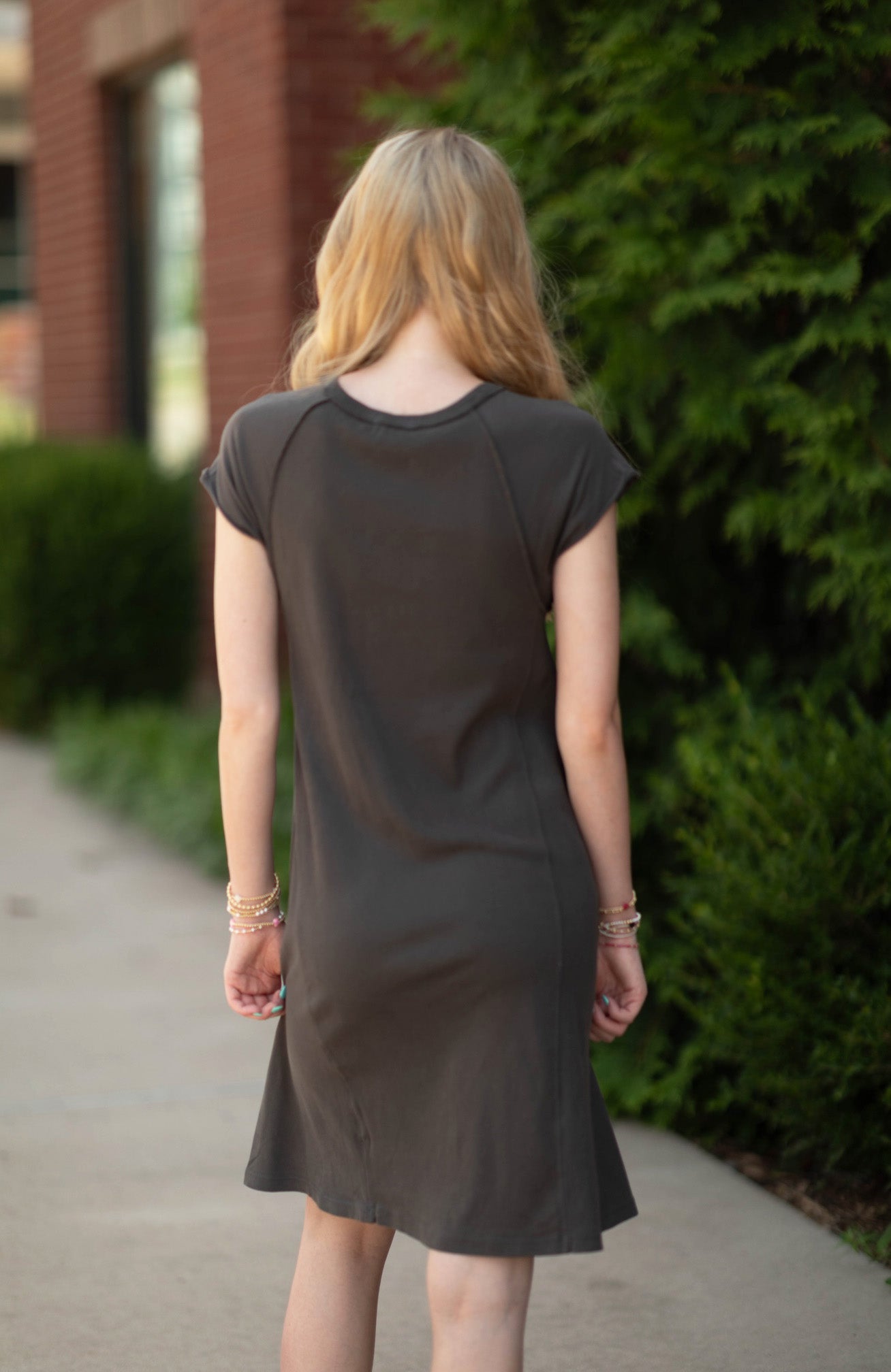Boden Jersey Dress Charcoal / XSmall Boden Jersey Dress Charcoal / XSmall