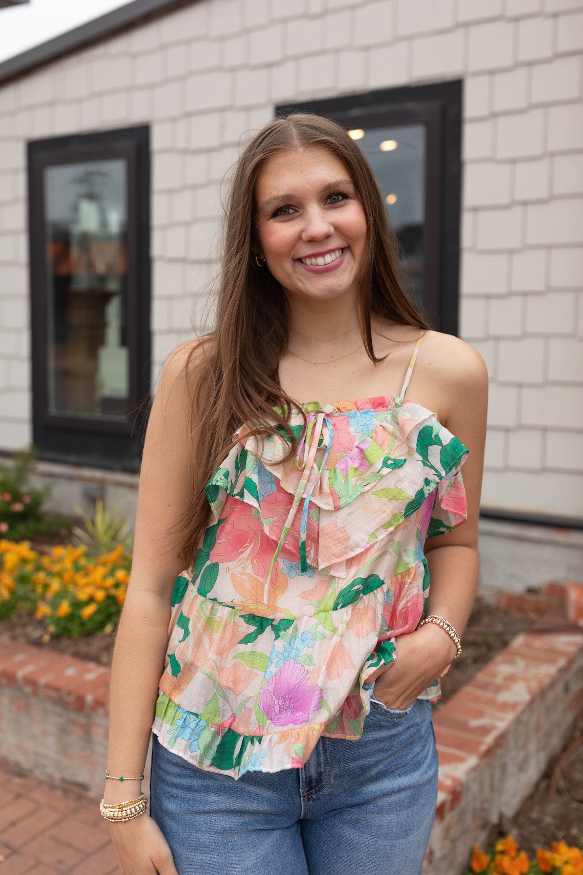 Bloom Revival Ruffle Cami