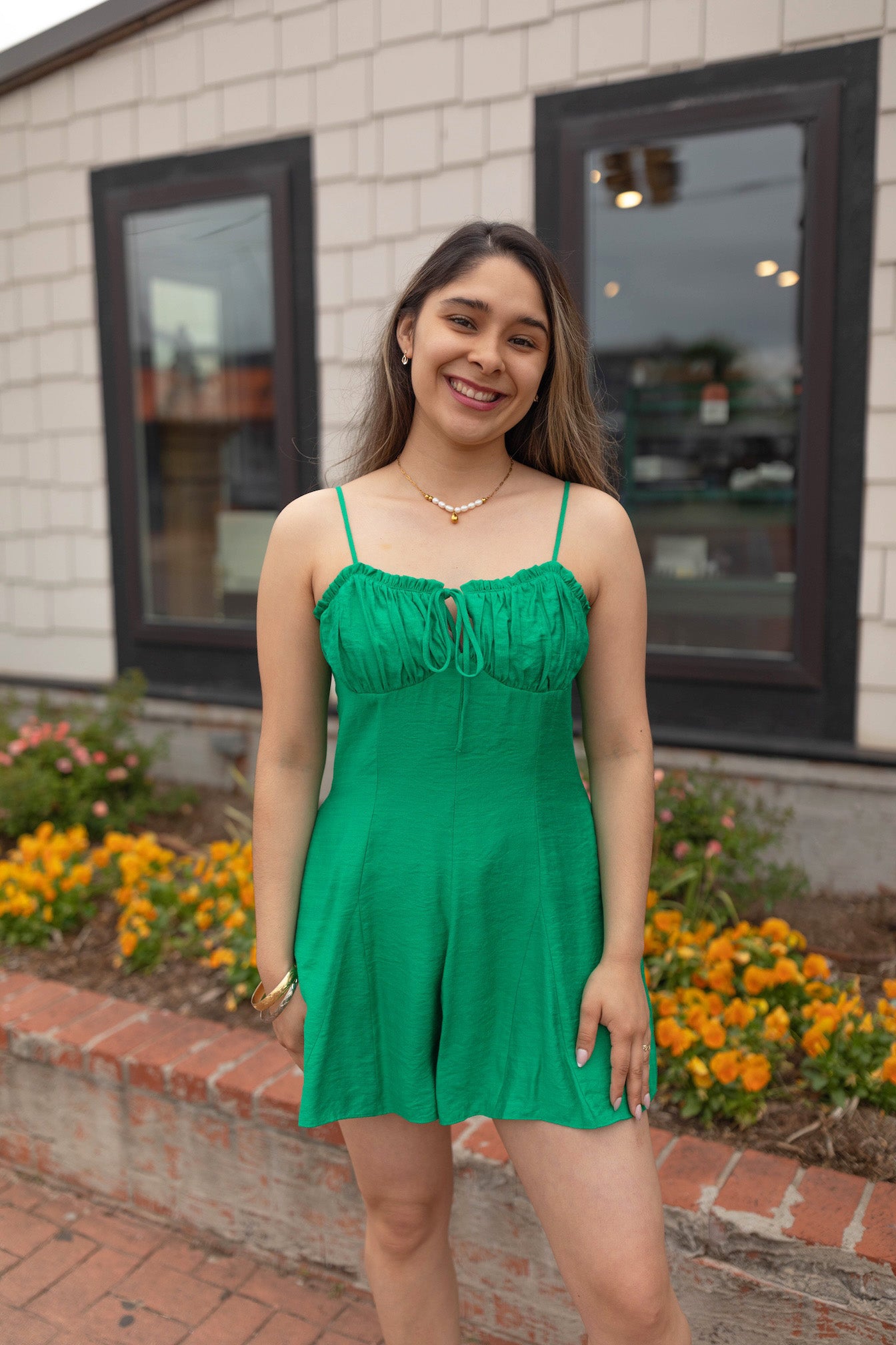No Envy Sweetheart Neck Romper