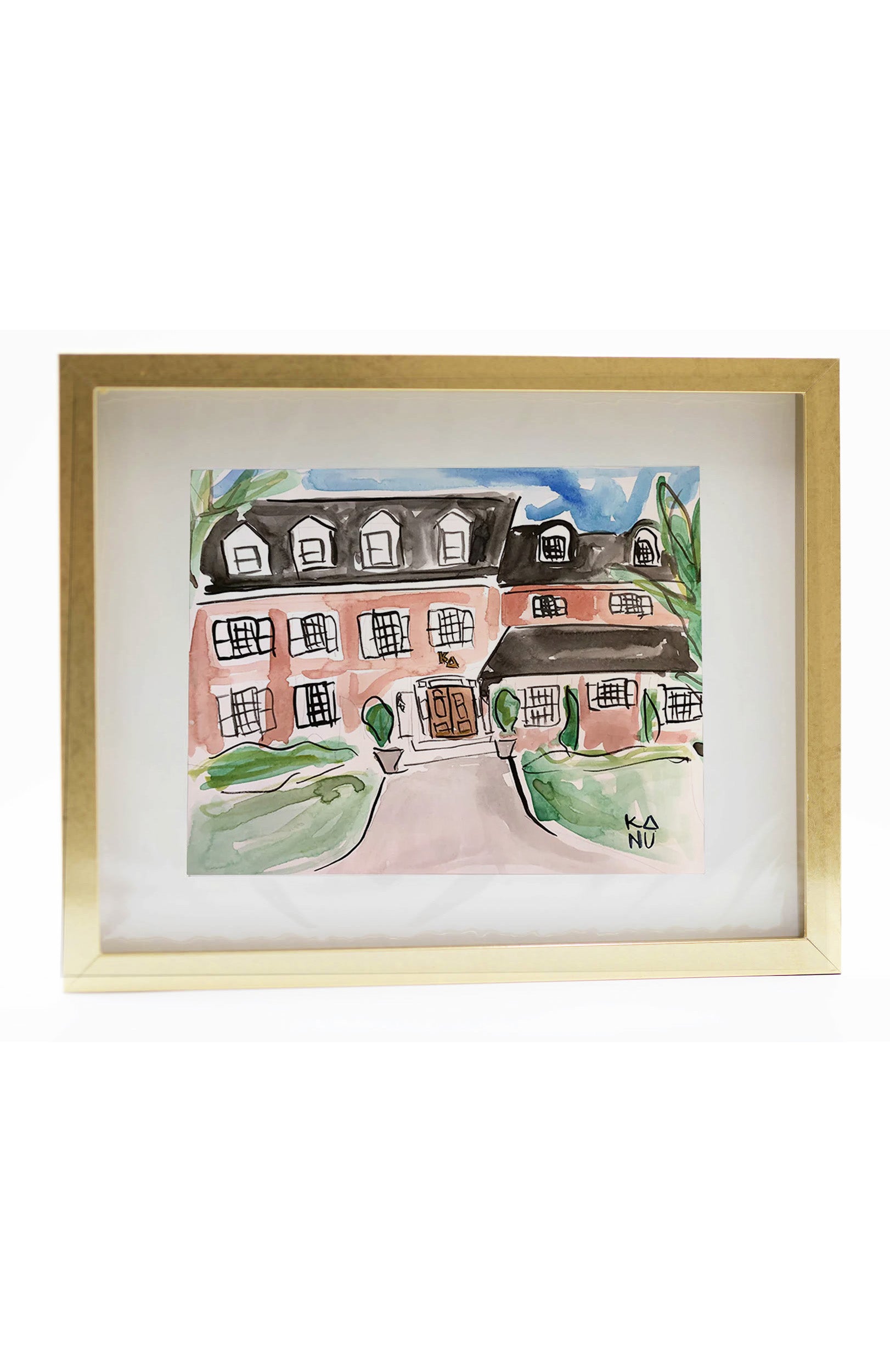 Kappa Delta House Portrait & Frame
