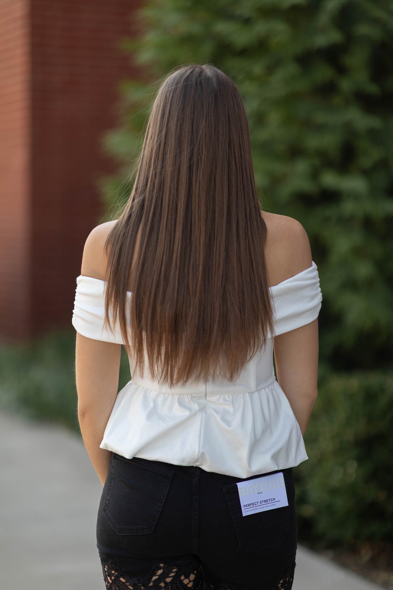 Tennille Off Shoulder Peplum Top