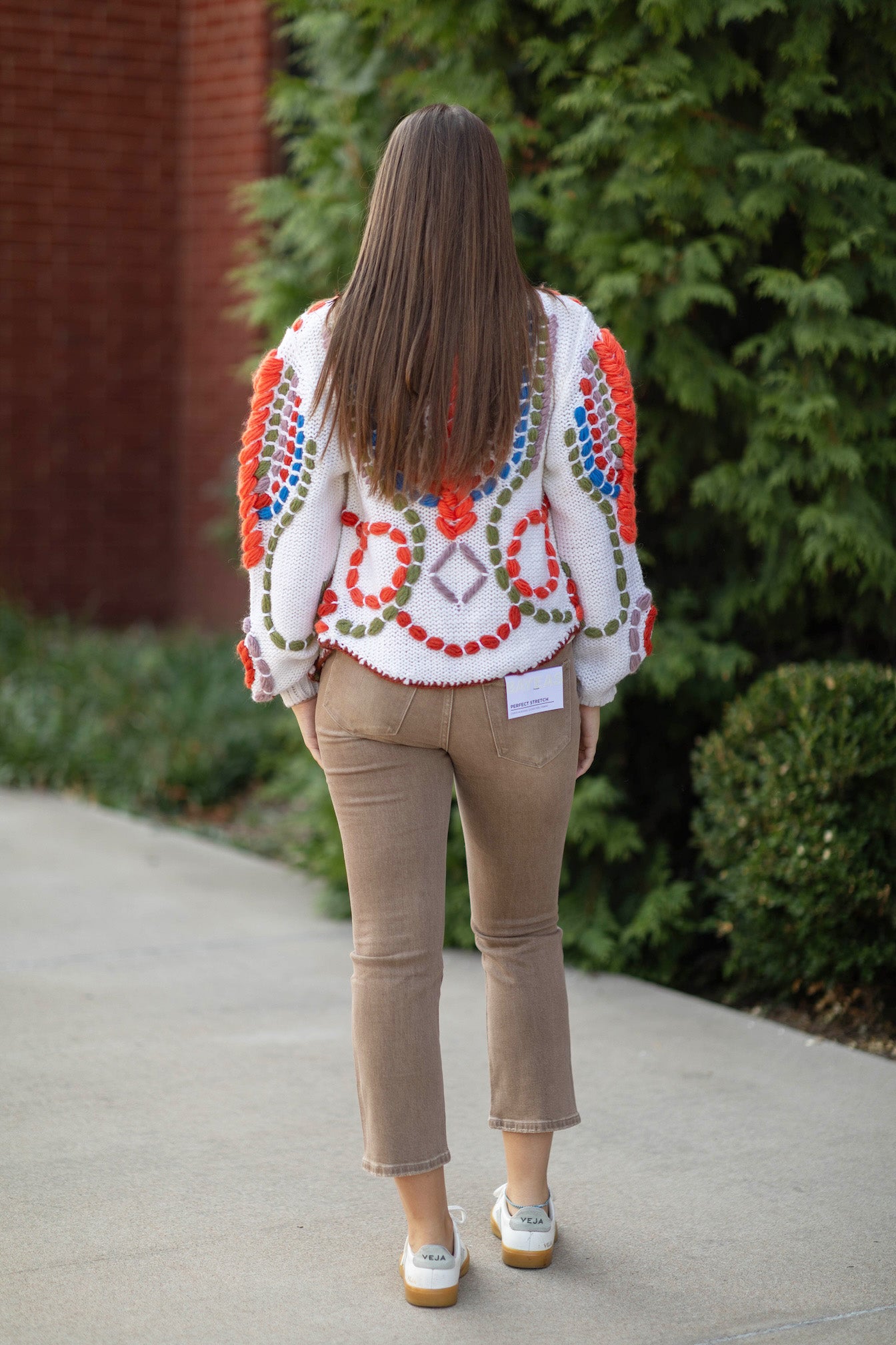 High Rise Crop Flare Jeans