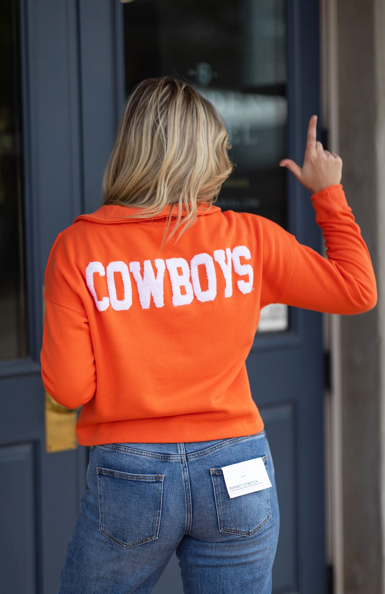 The Collared OK State Sweatshirt