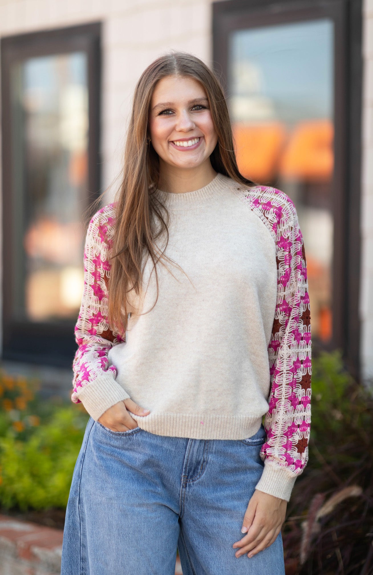 Amelia Crochet Sweater