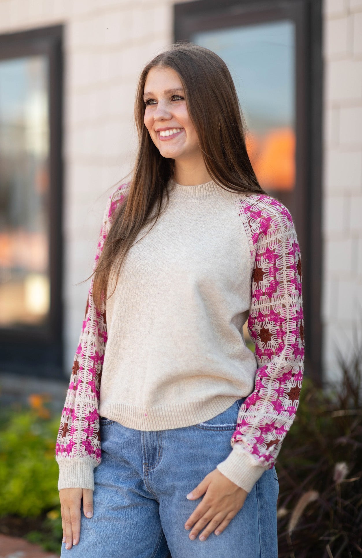 Amelia Crochet Sweater