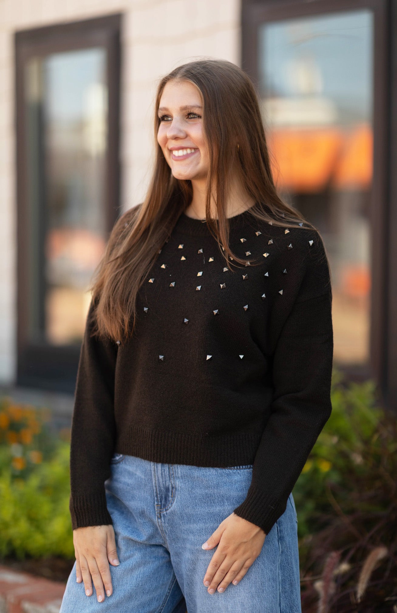 Brown Knitted Sweater